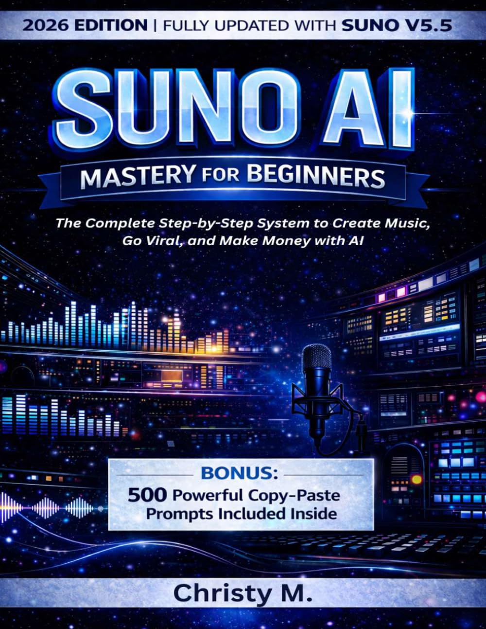 Suno AI Mastery for Beginners: The Complete Step-by-Step System to Create Music, Go Viral, and Make Money with AI (The AI Tools for Beginners Series: 2026 Edition)