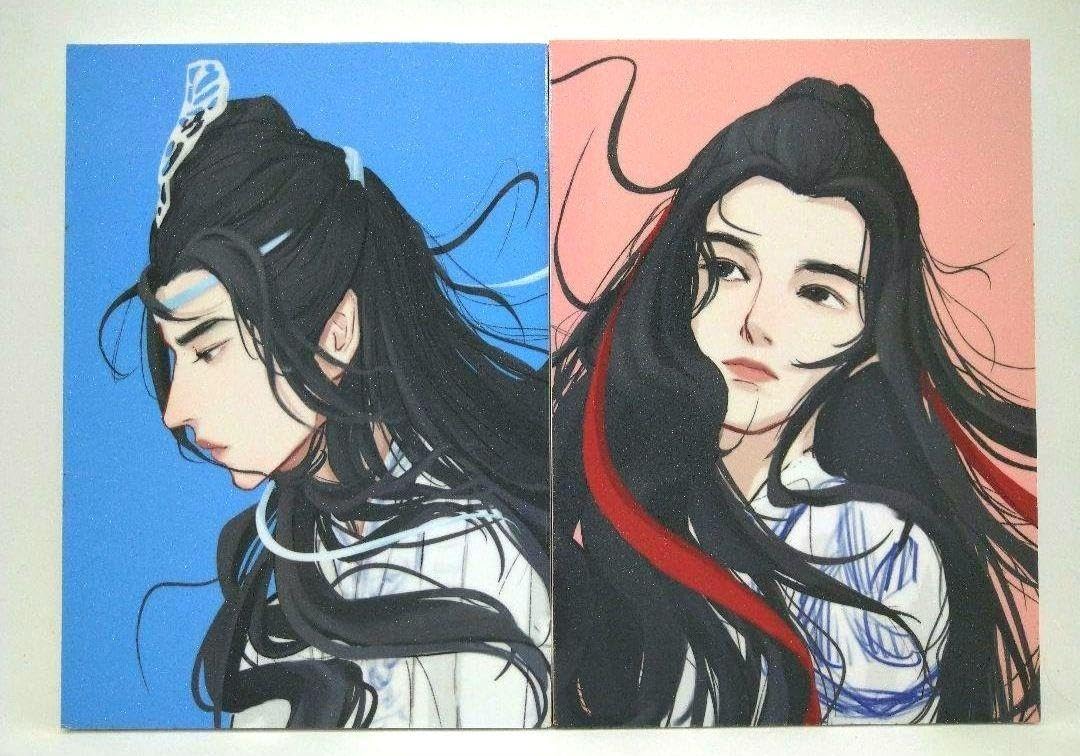 レア新品　【陳情令】忘羨　（肖戦&王一博）イラスト　パネルスタンド➕ポストカード Amazon.co.jp: ④忘羡博君一肖イラストパネルスタンド (陳情令 肖戦