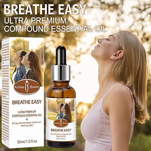 Miniatura 8 de AICHUN BEAUTY Breath Easy Aceite Esencial Inhalar Serum Assist Sistema Respiratorio Debido Frío 1.0 fl oz1fl.oz