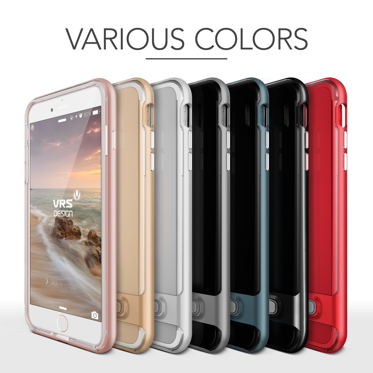 Amazon.co.jp: 【VRS】 iPhone7 Plus 対応 ケース 耐衝撃 クリア