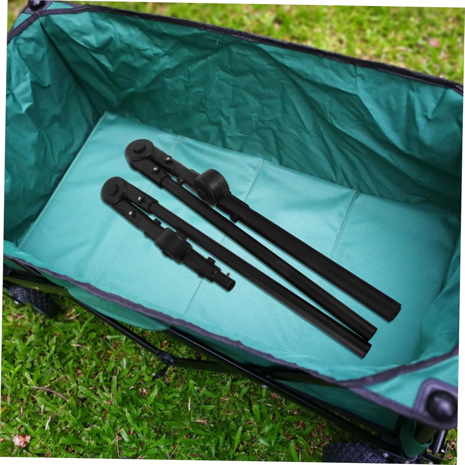 VICASKY 1set Ergonomic Camping Cart Handle Replacement for Trolley Push Handle Accessory for Outdoor Activities and Picnics Easy to Install