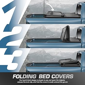 Tページ　030 Amazon.com: DNA MOTORING Truck Bed Top Hard Solid Tri-Fold