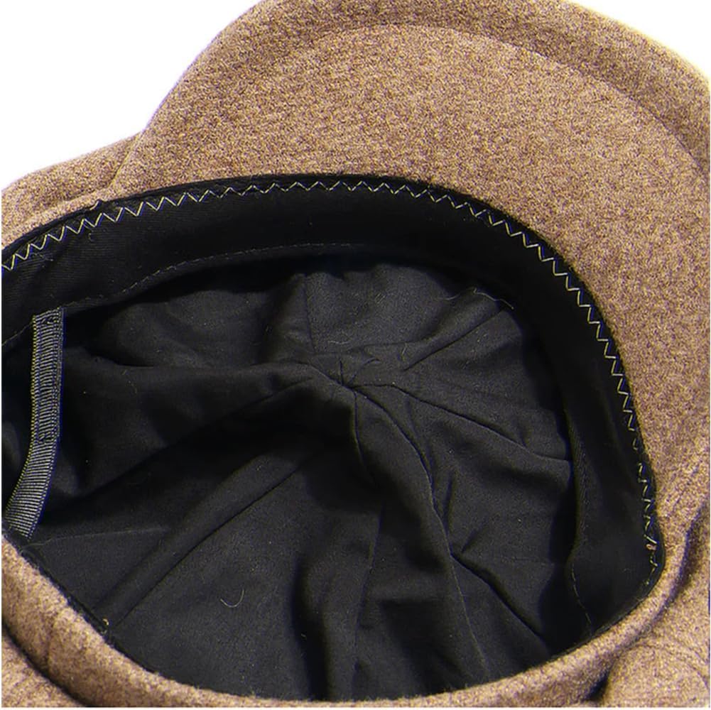 KORADI Womens Newsboy Caps Wool Winter Warm Hats Chic Beret Cap Paperboy Hat Cabbie Cap Adjustable