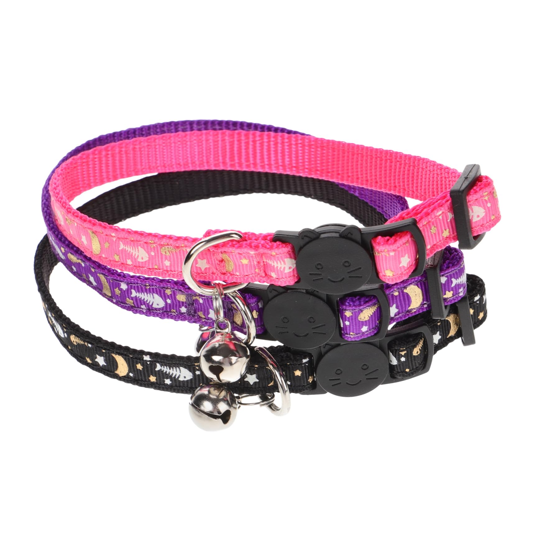 Toddmomy 15pièces Colliers Réfléchissants pour Chats Colliers Confortables avec Clochette Neck Circles Décoratifs pour Chats
