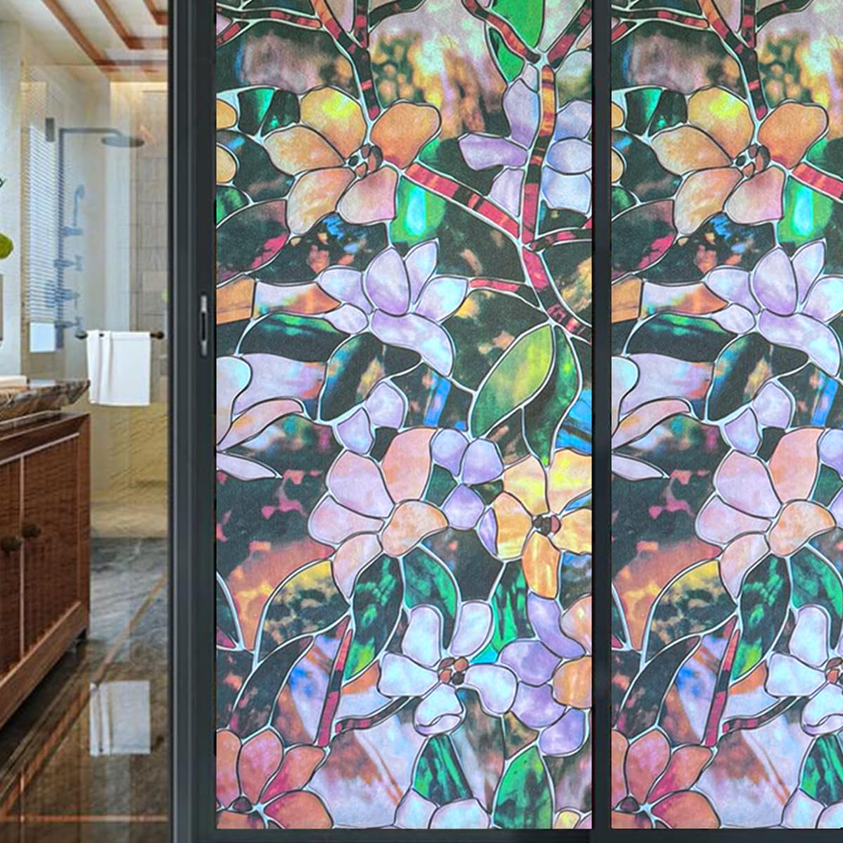 Raamfolie Glasfolie 60x200cm Zelfklevende Zonwerende Folie Raam Statisch Geen