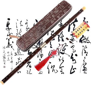 Professional Flute Dizi,NICOSHINE Rosewood Chinese Instrument Aged Dizi F key