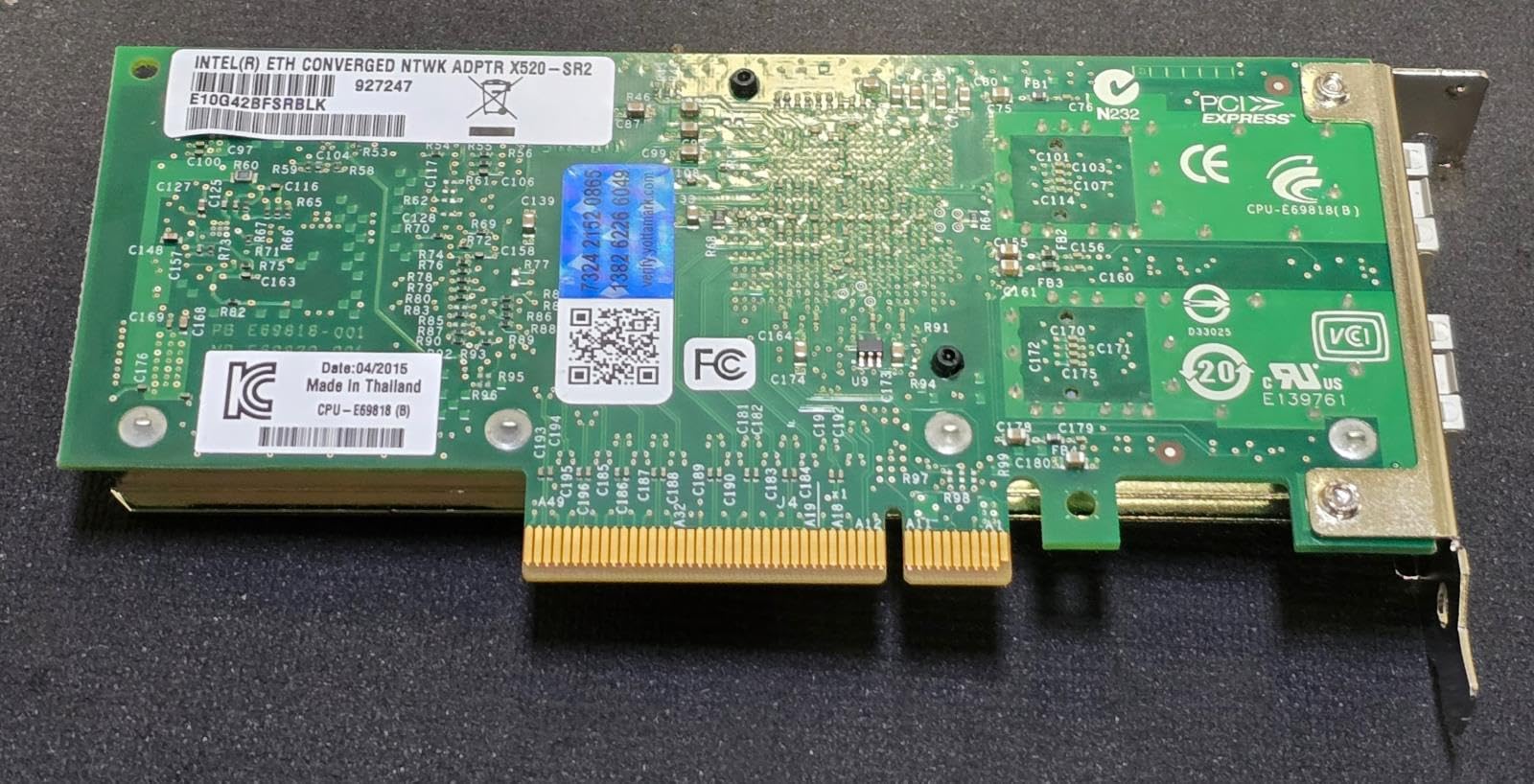 Amazon | Intel Ethernet Converged Network Adapter x520-sr2