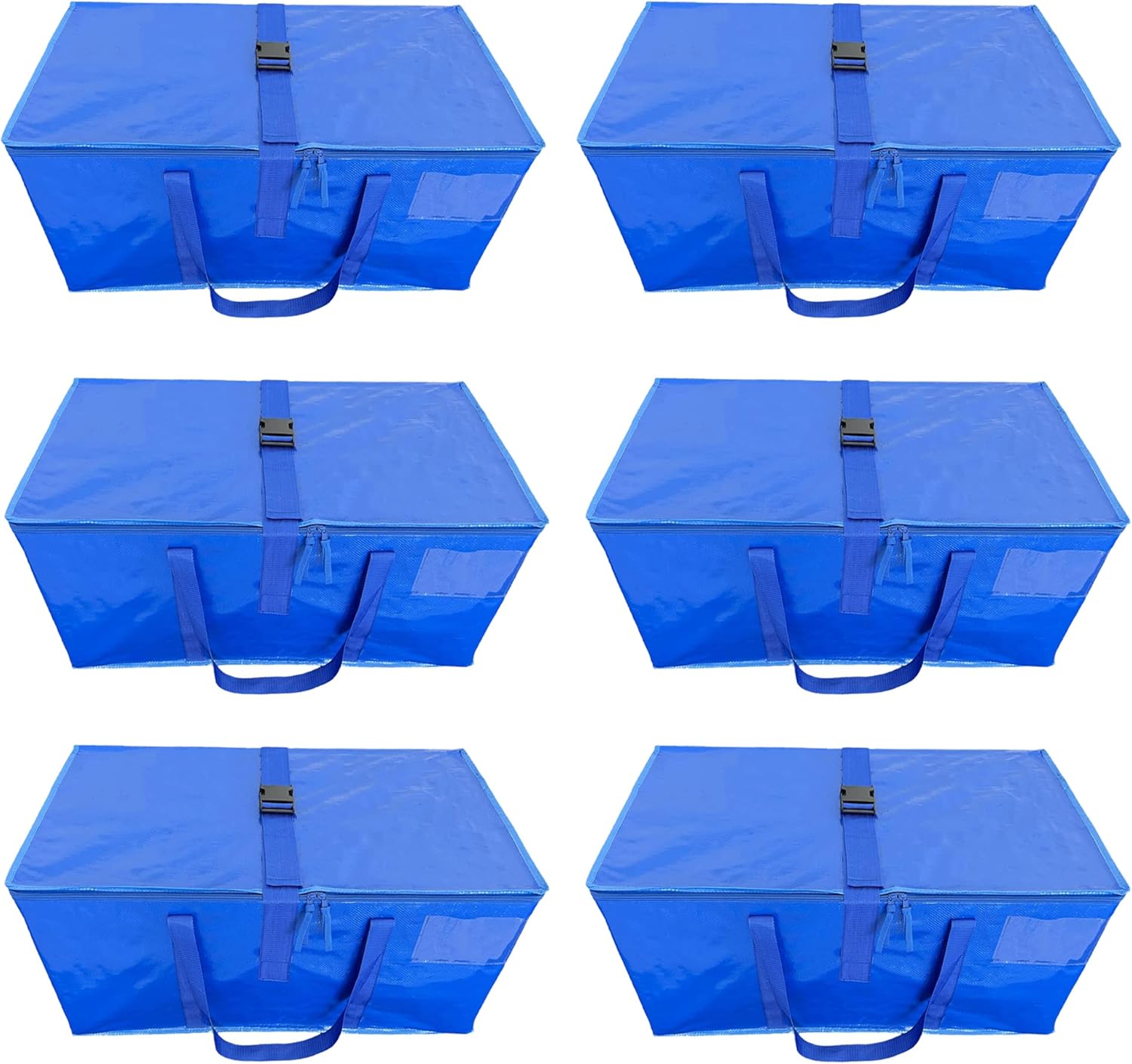 Extra Large Storage Bags with Zipper for Clothes, Toys, Blankets, Moving, Comforters