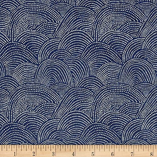 Designs Dear Stella Honey Bee Scallop Dot Pacifica Fabric By The Yard