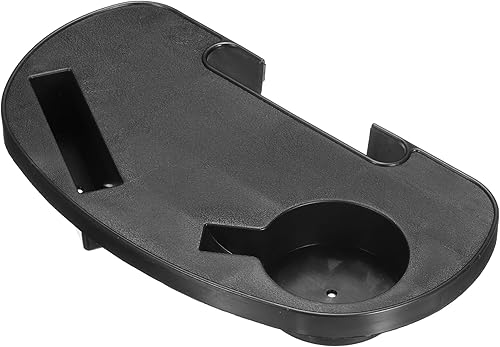 Miniatura 1 de PATIKIL Bandeja ajustable de gravedad cero bandejas de soporte de taza de agua de tamaño pequeño accesorio para silla de descanso para acampar al