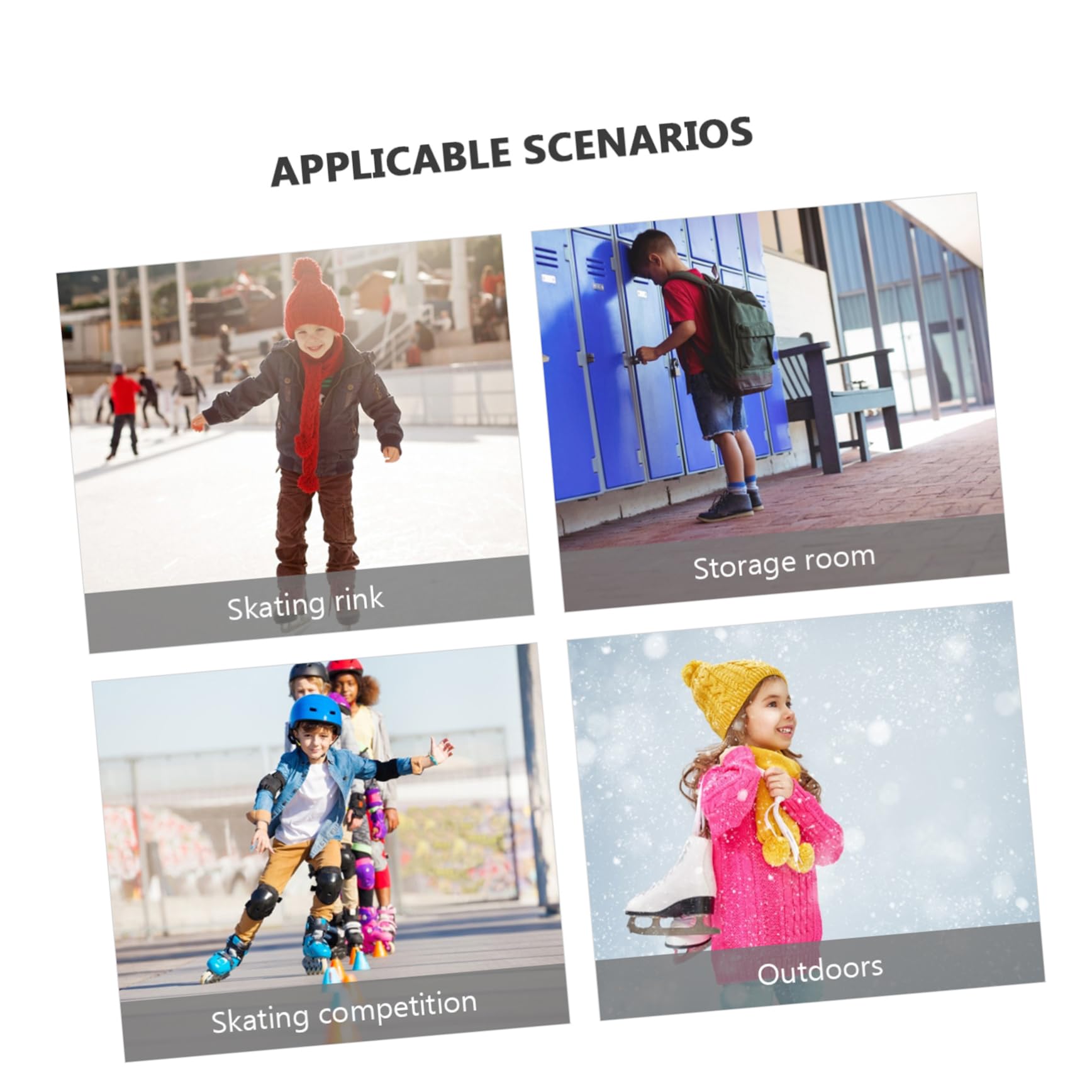 FOYTOKI Roller Skate Backpack Durable Triangle Design for Easy Carrying Stylish for Skating Rinks and Outdoor for Skates and Accessories