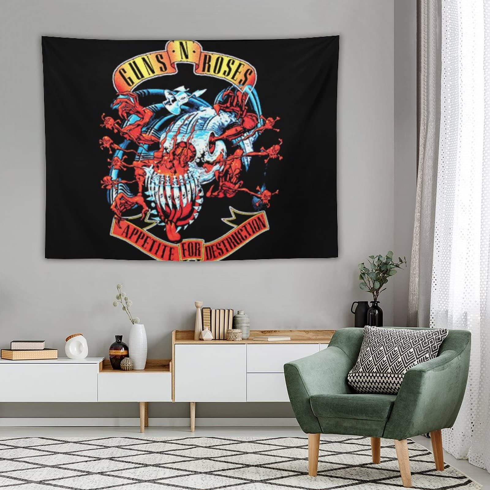Amazon.co.jp: Guns N' Roses ガンズ アンド ローゼズ タペストリー