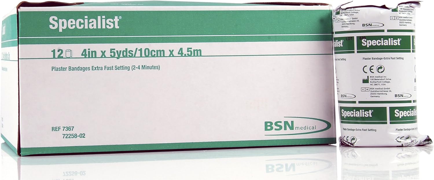 Amazon.com: BSN 7367 4 in. x 5 yard Extra-Fast-Setting Green Label ...