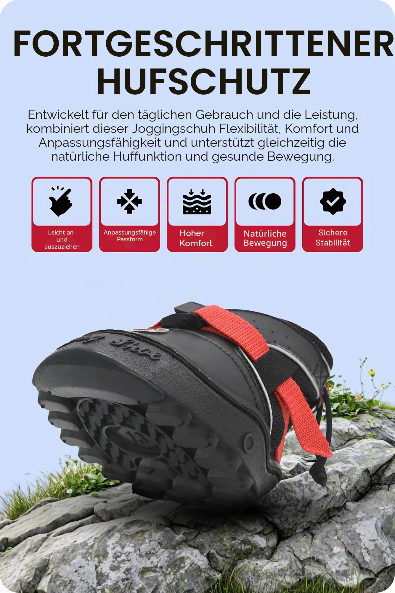 Equine F. Ultra Joggin Shoe 14, schwarz