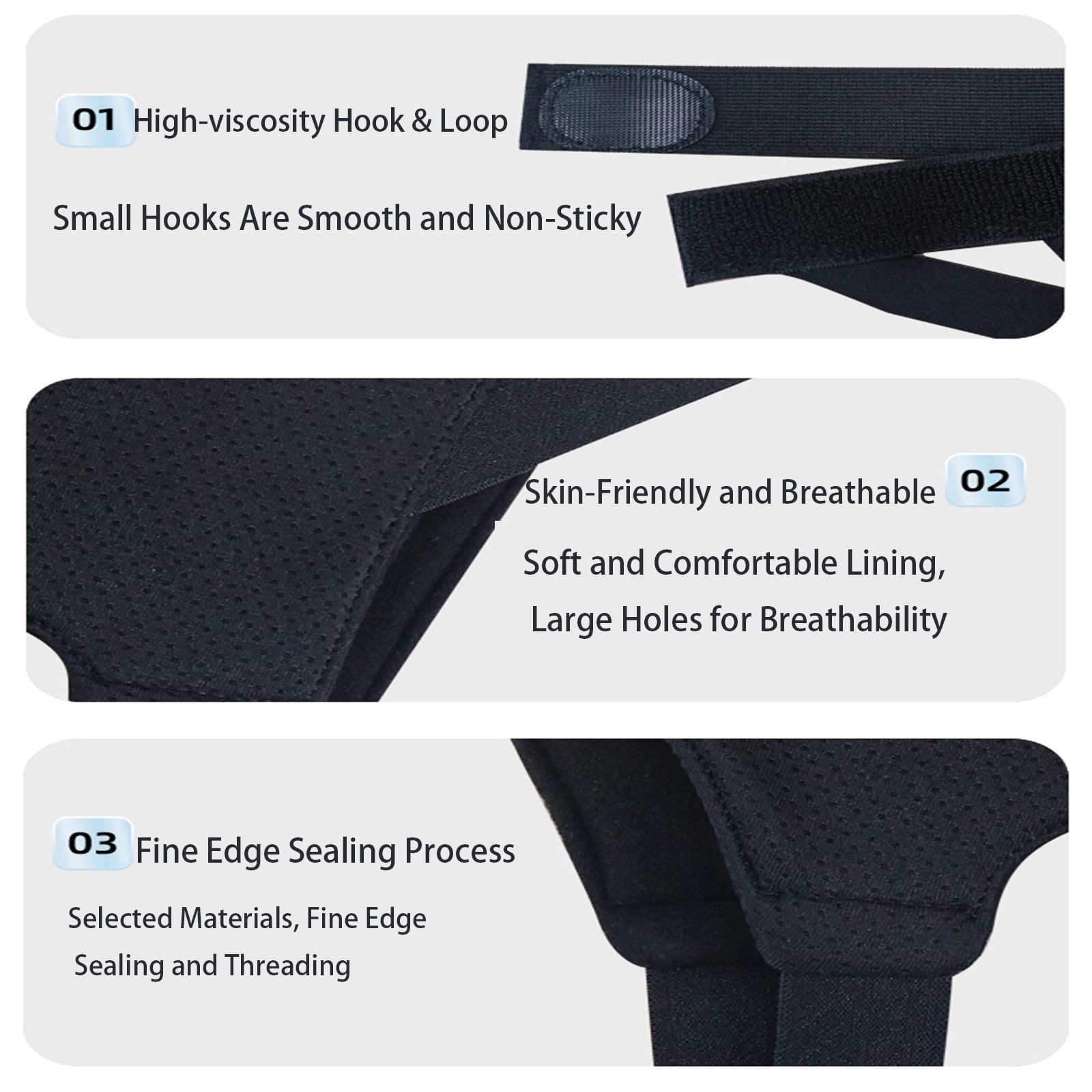 Hernia Belt for Men & Women Double Inguinal, Groin Support with 2 Removable Compression Pads, Pain Relief, Comfortable Material(Black,Large)