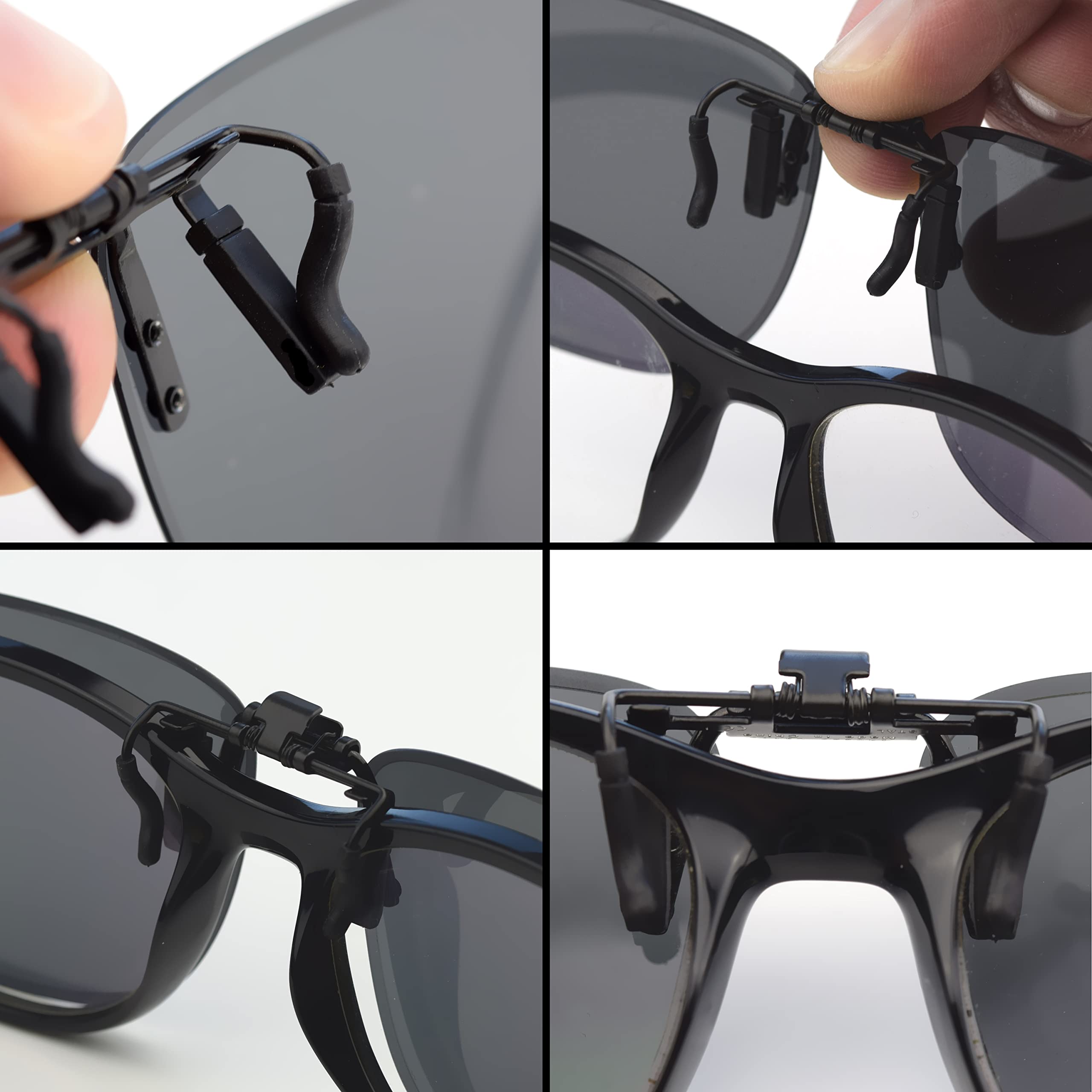 Clip Polaryzowane okulary przeciwsłoneczne, wysuwane i ultralekkie, okulary przeciwsłoneczne, klips przeciwsłoneczny, dla mężczyzn, kobiet, 100% anty-UV, certyfikat CE