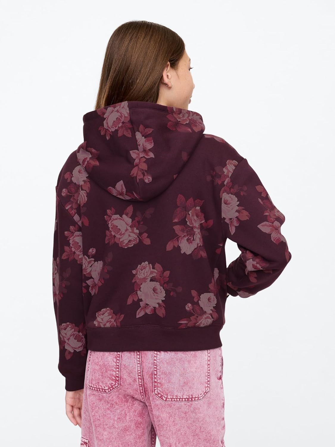 GAP girls Logo Fleece Sweatshirt - Image 2