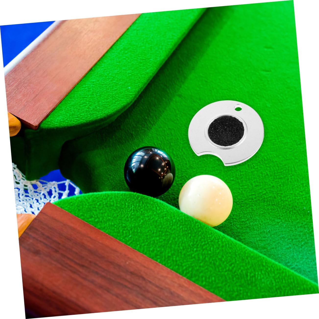 Aluminum Alloy Pool Cue Tip Shaper Ergonomic Portable Billiard Tool for Efficient Refinishing Compatible