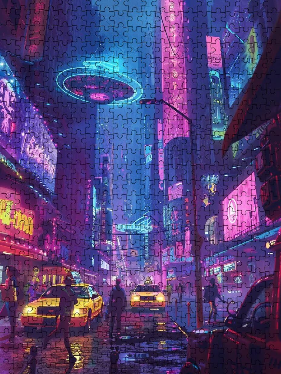 Puzzle 6000 Teile, Technologie StraßE Puzzle Erwachsene 6000, Klassische Puzzles, Puzzlespiele für Die Ganze Familie, Mit Schöner Verpackung, Dekoration Puzzles und Geschenke FNKL3-607