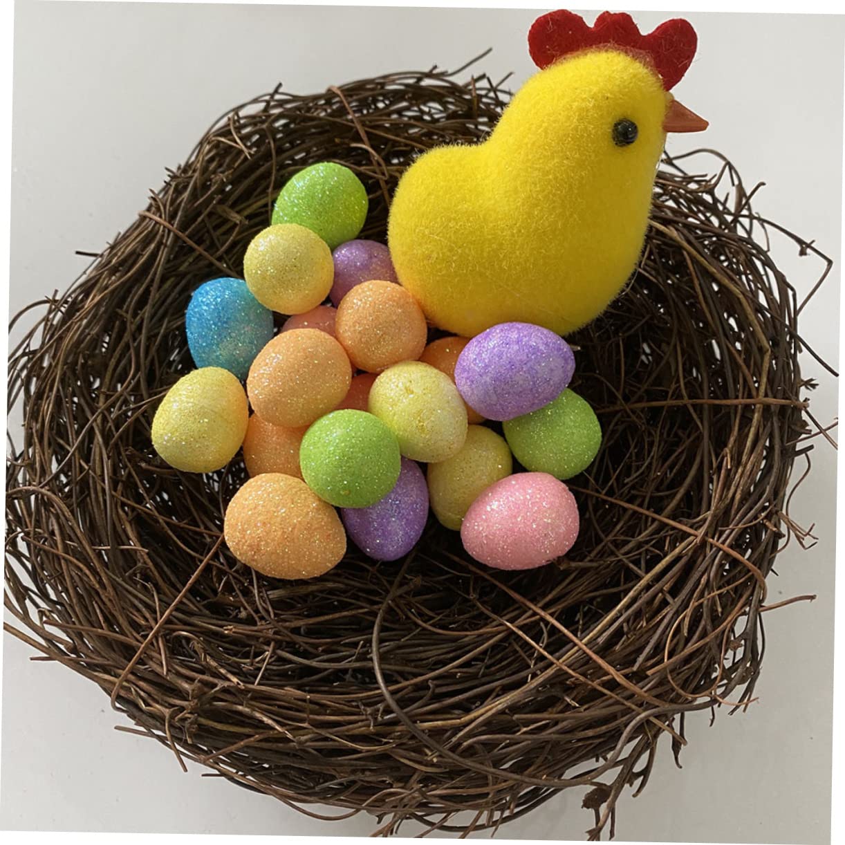 FOMIYES 36 Pcs Chick Hairpin Hair Styling Hair Women Girl Cute Hair Clip for Kids Shape Toys Easter Hair Yellow Decor Toys for Toddlers Boys Gutama Child Animal Foam Skin