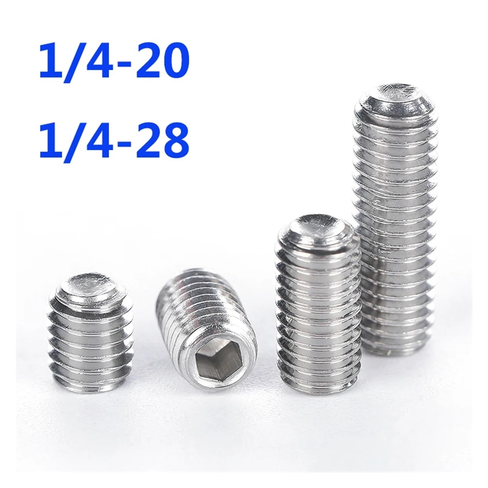 Amazon | 止めねじ 10 個 UNF 1/4-28 1/4-20 UNC ねじ SUS 304