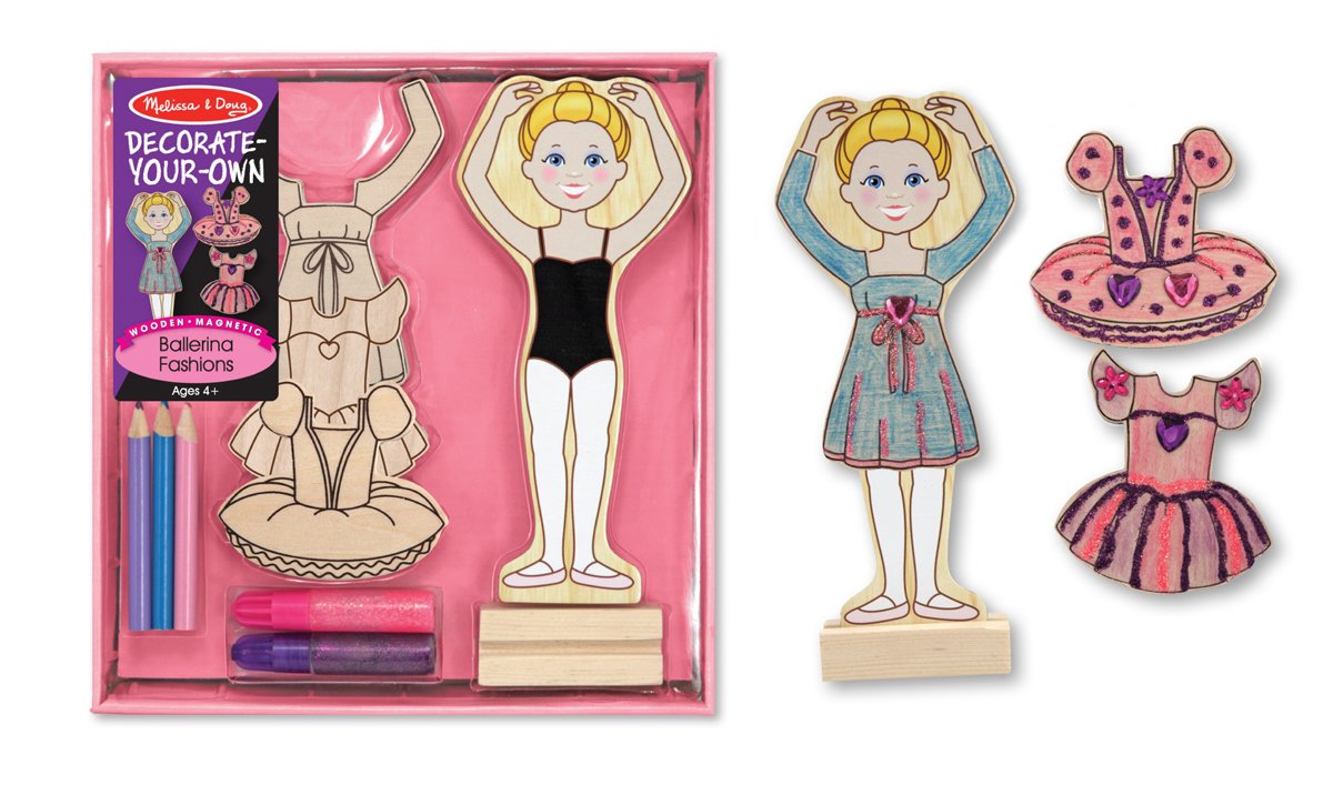 Melissa & Doug Ballerina And Fairy Magnetic Dress-up Muñeca | Meses Sin Interés - View #8