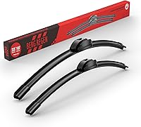 Vista 38 de Paquete de 2 limpiaparabrisas de repuesto de 20 pulgadas para Ford F150 F250 F350 F450 F550 2008-1999 Expedition 2006-1999 Explorer 2010-2005, Honda