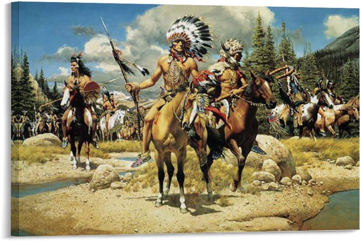 LABDIP Cheyenne Dog Soldier Native American Indian Posters
