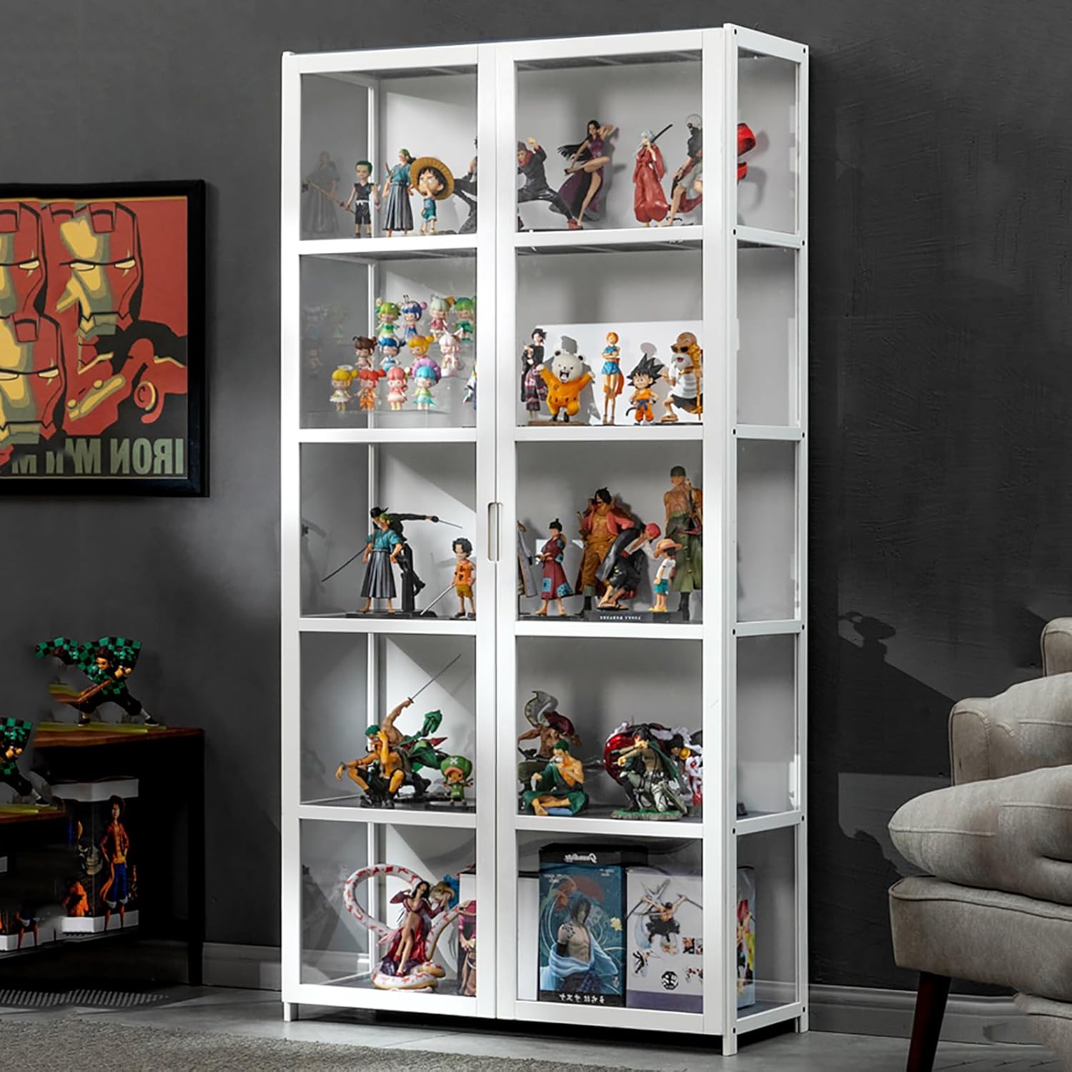 Display cases for collectibles acrylic display case glass