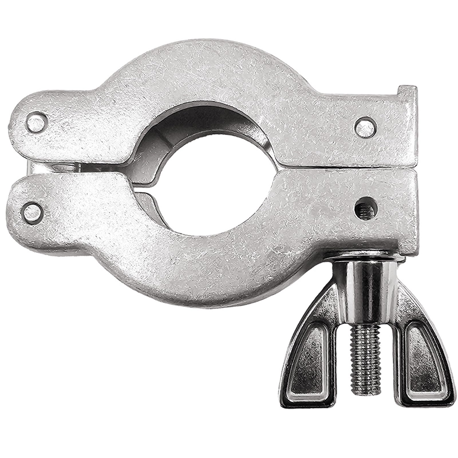Lmutunmpa One Color 2 Pcs Iso-Kf Flange Quick Clamp Hinge, Stainless Steel Wing Nut Vacuum Hose Clamp For Degassing Chamber And Vacuum Oven(Kf16)