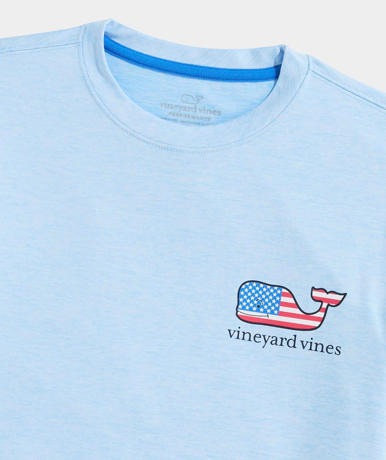 Vineyard Vines Boys Boys' USA Flag Whale Short-Sleeve Harbor Performance Tee - Image 5