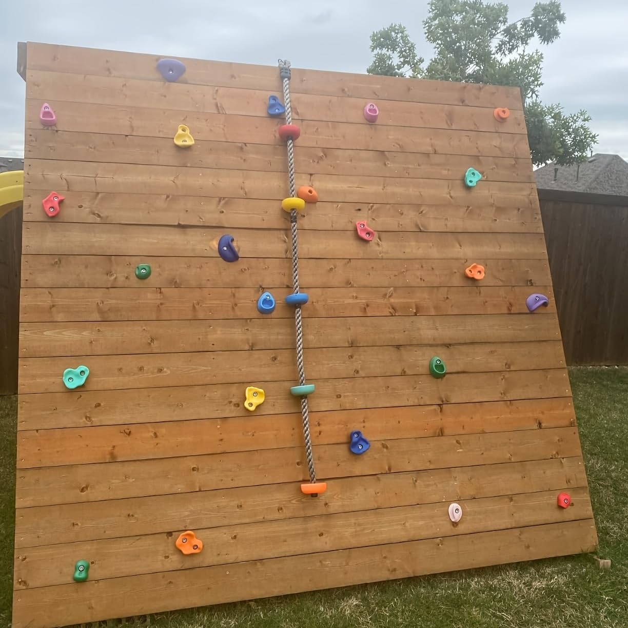 22 PCS Kids Rock Climbing Holds for Ages 3+,Durable Climbing Blocks for Indoor & Outdoor Wall, Backyard Playground Set