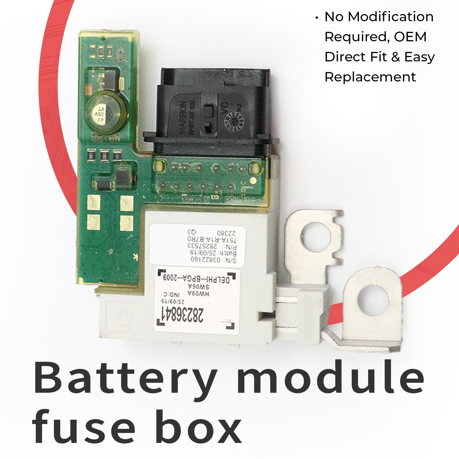Boîte à fusibles de batterie de voiture pour Peugeot 28236841