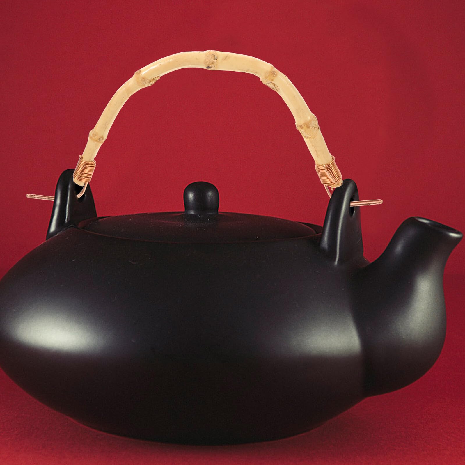 Cabilock Mango Ergonómico de Tetera de Cobre Resistente al Calor y Ligero, 2 Piezas para Utensilios de Cocina y Uso Hogar, Repuesto Alta Capacidad de Carga
