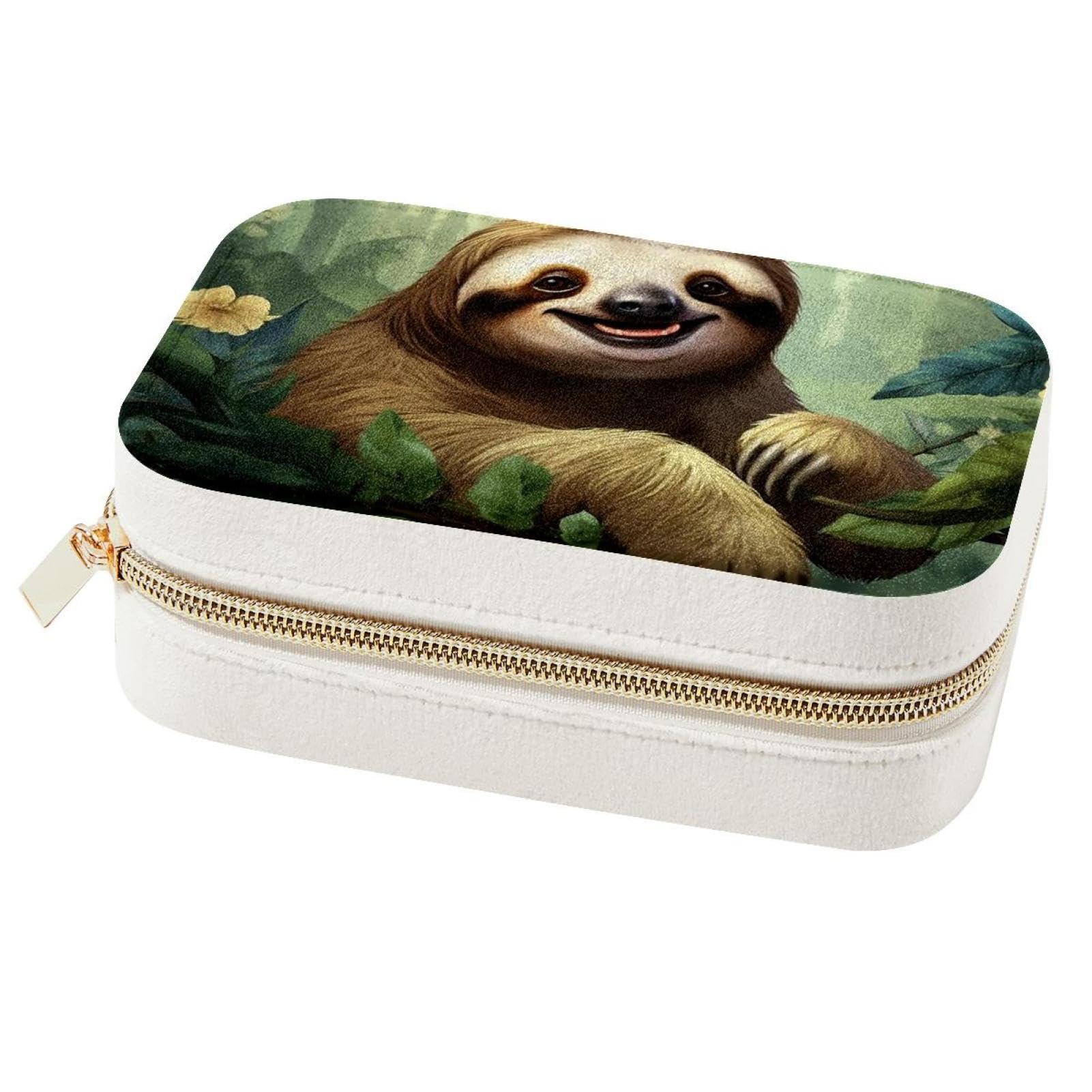 Boîte à bijoux de demoiselle d'honneur Happy Sloth C, cadeau idéal fille