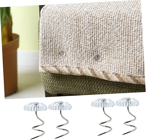 Miniatura 3 de Clips de retención, 60 piezas de clips de retención para decoración de habitación, alfileres para faldón de cama, alfileres trenzados de acero