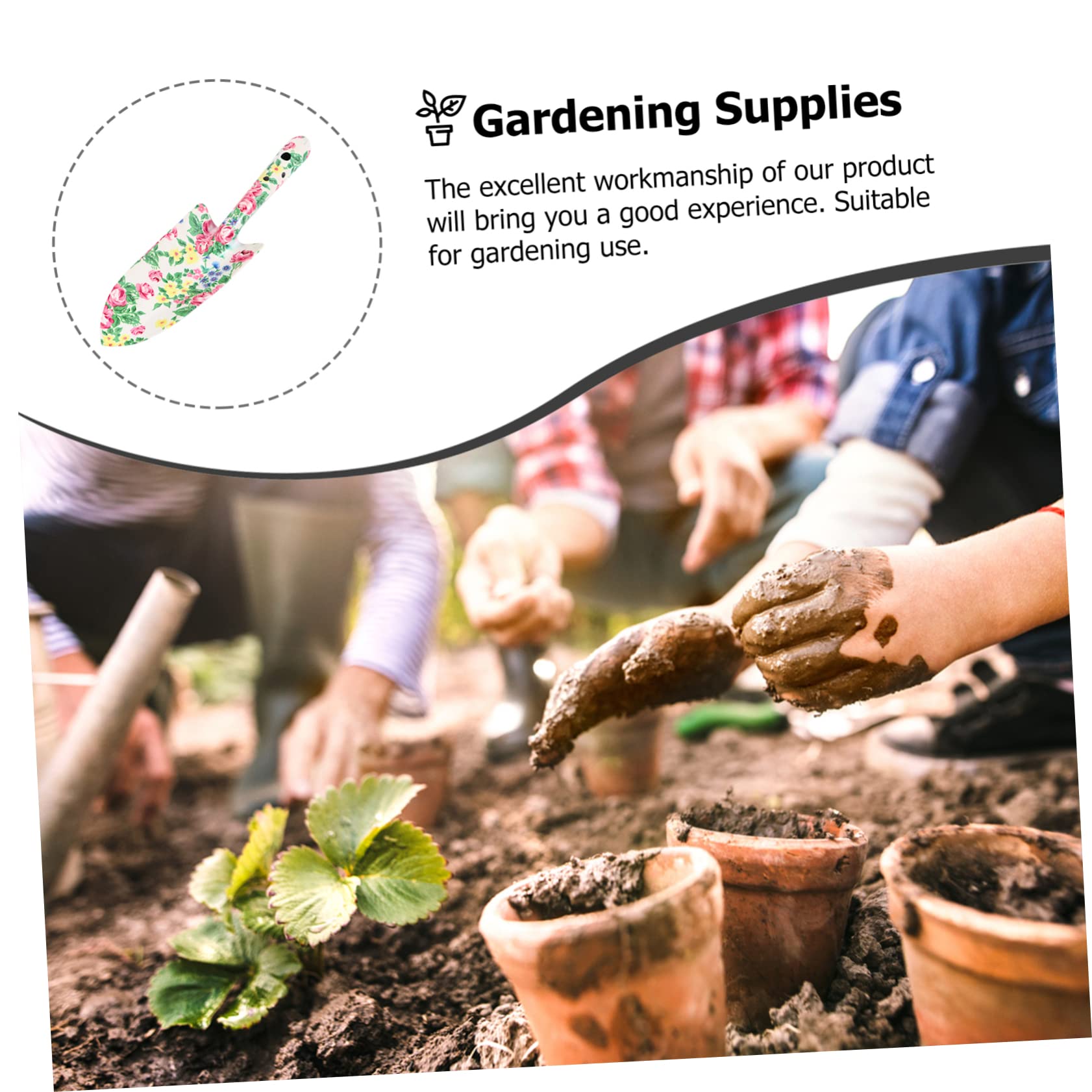 TOYANDONA 2 Pezzi Di Stampa Da Giardinaggio Pala Da Cazzuola Pale Da Bucato Vanga Pala Da Neve Pala Da Campeggio Strumento Per Diserbo Rastrelli Attrezzi Da Giardino Pala Da