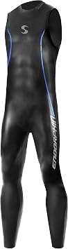 بدلة سباحة Synergy Triathlon - بدلة سباحة رجالية بدون أكمام من مادة Endorphin Long John Smoothskin من النيوبرين للسباحة في المياه المفتوحة