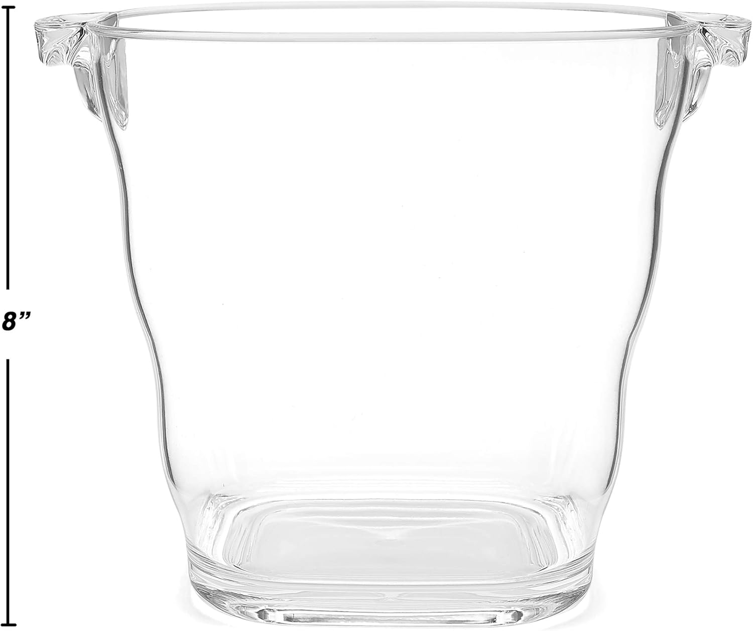 40% Off Discount Square Shape Clear Acrylic Ice Bucket with Handle | great Ice Container for Parties, Home, Bar | Compact Beverage Champagne Cooler | Wine Chiller | 3.6 Quart Capacity 🔥 Square Shape Clear Acrylic Ice Bucket with Handle | great Ice Container for Parties, Home, Bar | Compact Beverage Champagne Cooler | Wine Chiller | 3.6 Quart Capacity