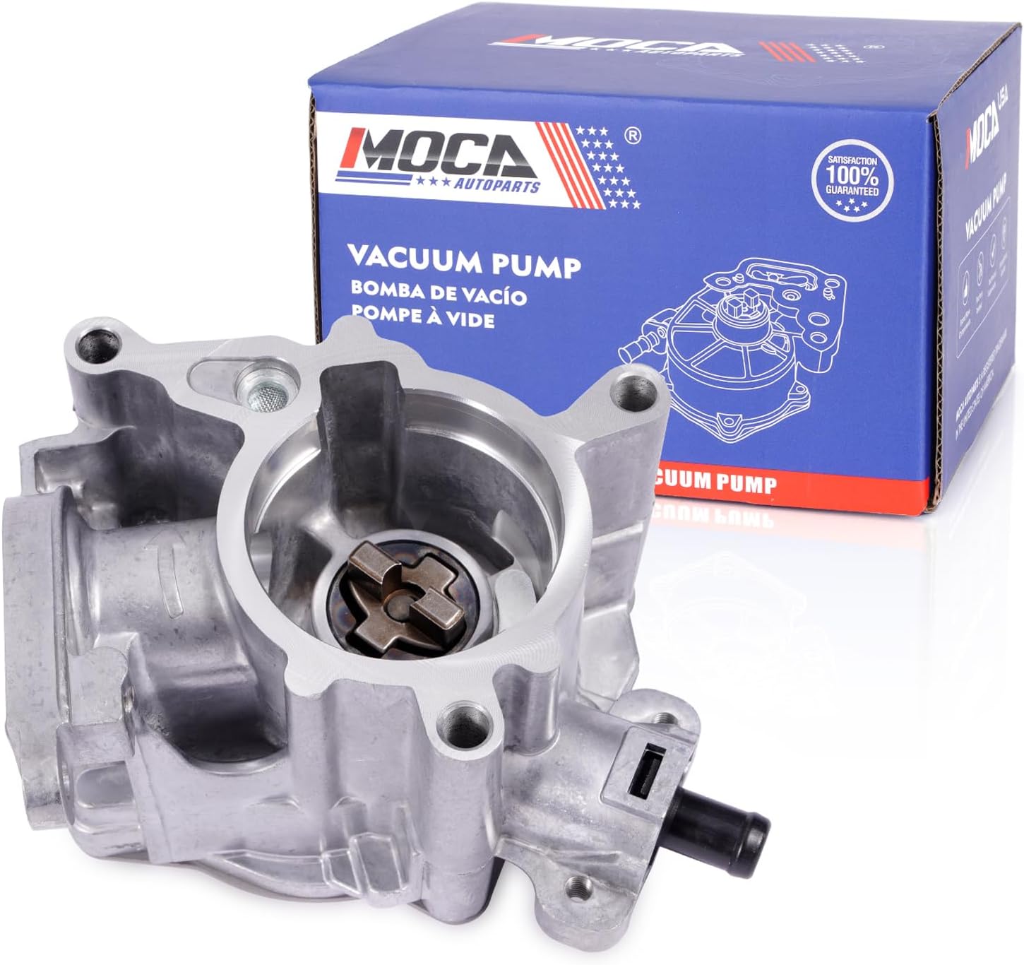 MOCA Vacuum Pump fits For Audi 2010-2016 A5 Quattro B8 l4 2.0L Petrol Through February 8th 2016, 2012-2014 A6 C7 l4 2.0L Petrol, 2013-2014 A6 Quattro C7 l4 2.0L Petrol, 2013-2016 allroad l4 2.0L Flex