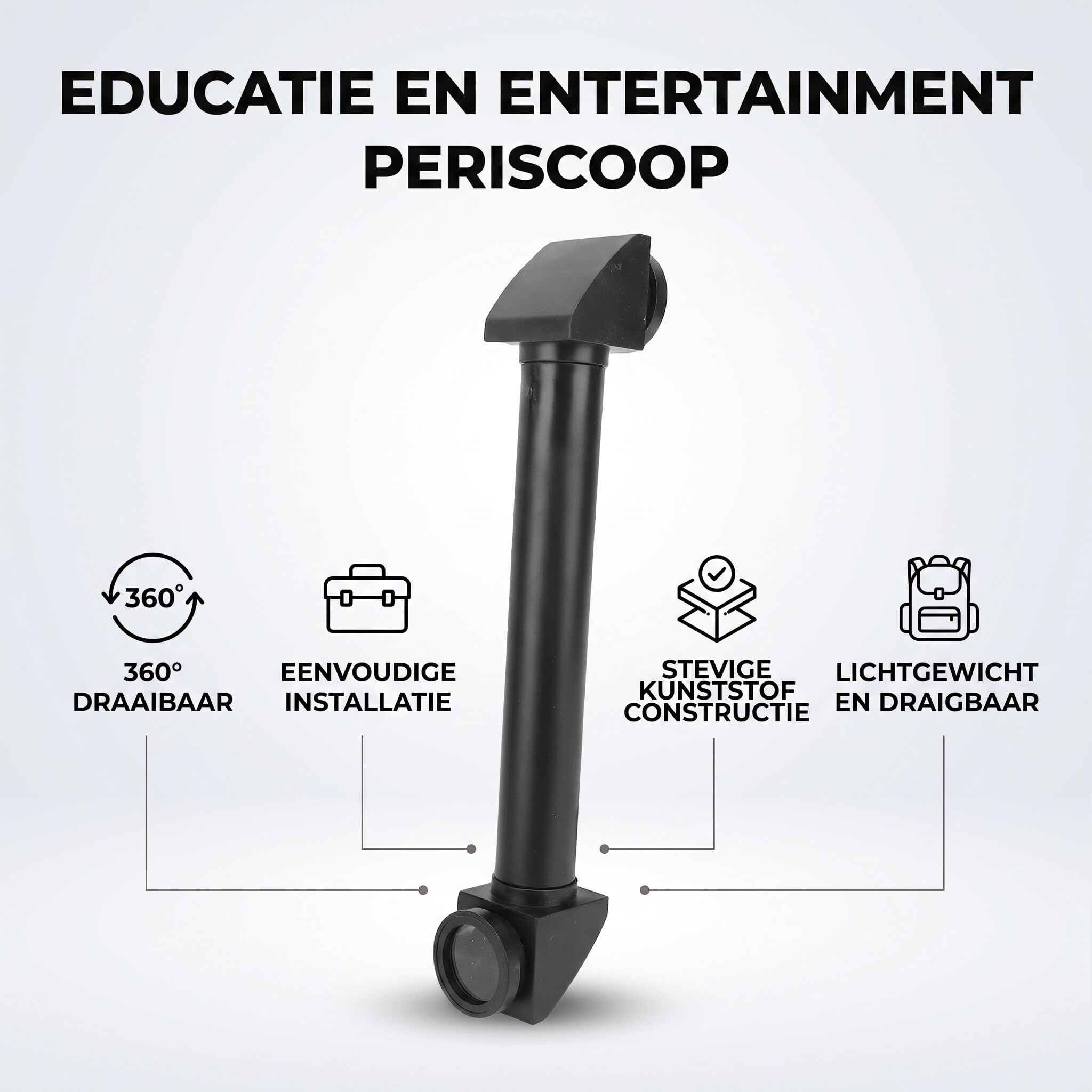 Périscope Rotatif 360° – Kit Optique éducatif Pour Apprendre Les Réflexions Et Les Miroirs