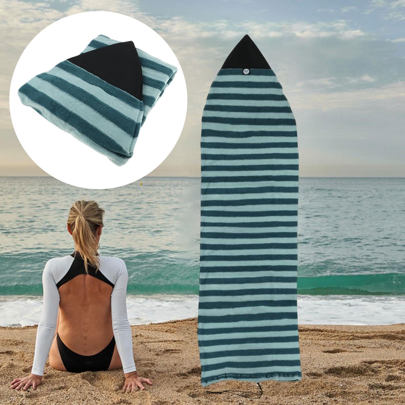 rockible Coperchio di Calza per Cabine Surf con Agnello per Pieghezzante Accessori per Lo Zaino Flessibile in Poliestere Flessibile