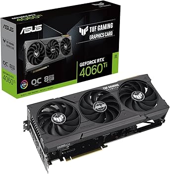 ASUS TUF Gaming NVIDIA GeForce RTX 4060 Ti OC Edition Scheda