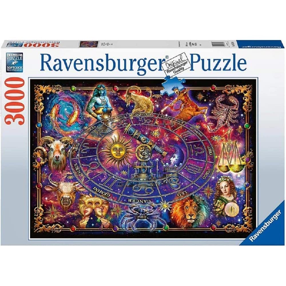 Ravensburger Puzzle 16718 - Sternzeichen - 3000 Teile Puzzle & Ravensburger Roll Your Puzzle XXL - Puzzlematte für Puzzles mit bis zu 3000 Teilen, Puzzleunterlage zum Rollen