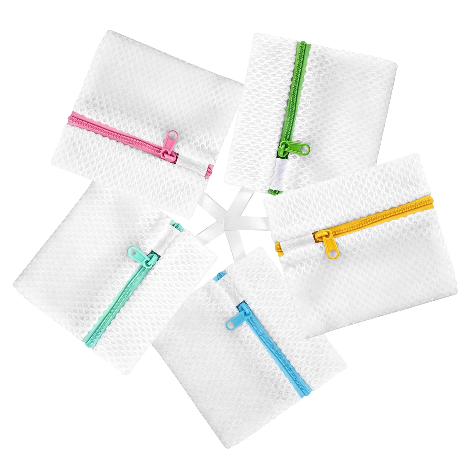 Photo 1 of Foyods Small Mesh Laundry Bags - 5 PCS Mini Lingerie Wash Bags