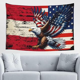 Austria Austrians American Flag Usa Friendship Eagle Tapestry Wall Hanging 60x40 Inch Drapery Tapestries Banner Wall For Living Room Bedroom Dorm Party Decoration Country Flag