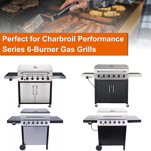 Vista 51 de DELSbbq Insertos de parrilla de tamaño completo para parrillas de gas Weber Spirit 200 Series, 7637 antiadherente plana superior de repuesto