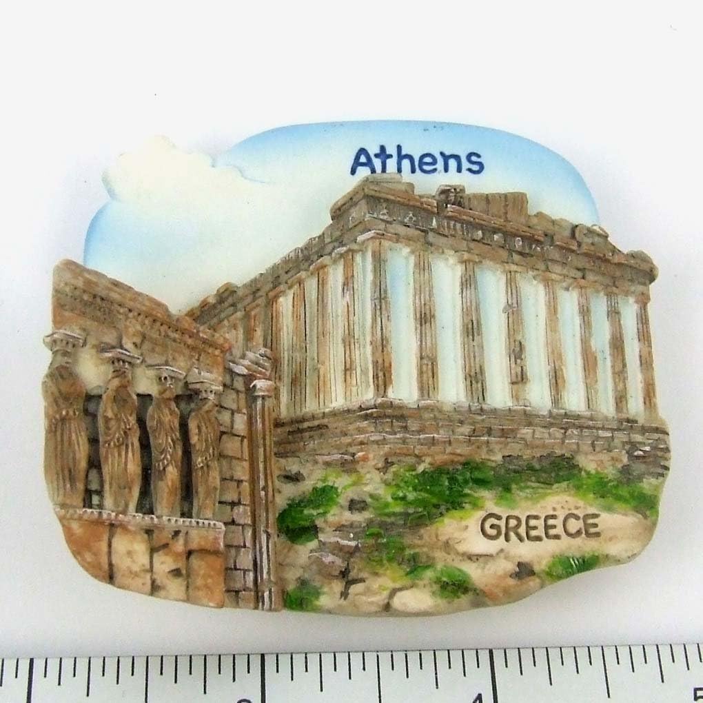 Souvenir Acropolis Parthenon Athens Greece High Quality Fridge 3d Magnet