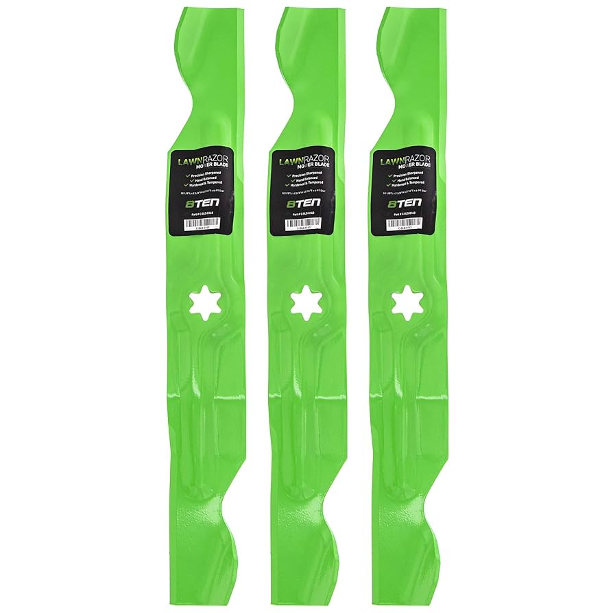 Amazon.com : 8TEN LawnRAZOR Mower Blade Set for Cub Cadet