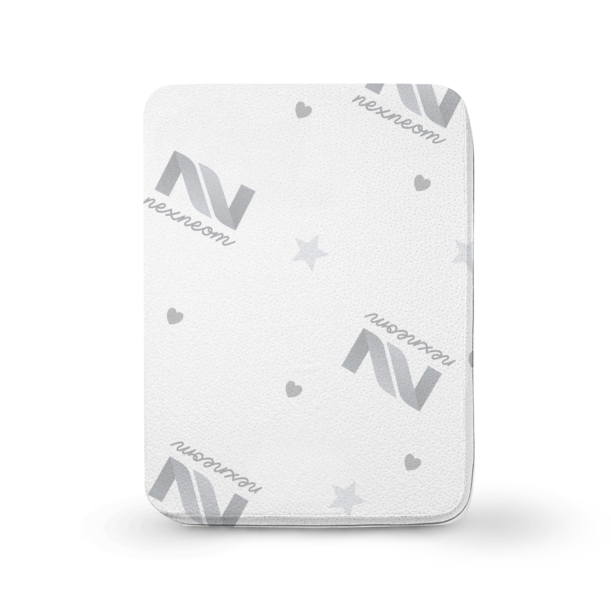 NEXNEOM Pack and Play Mattress – 38x26 Breathable & Skin-Friendly Portable Dual Sided Bamboo Fiber Crib Pack n Play Mattress Pad for Toddlers with Firm Memory Foam & Waterproof Removable Zipper Cover